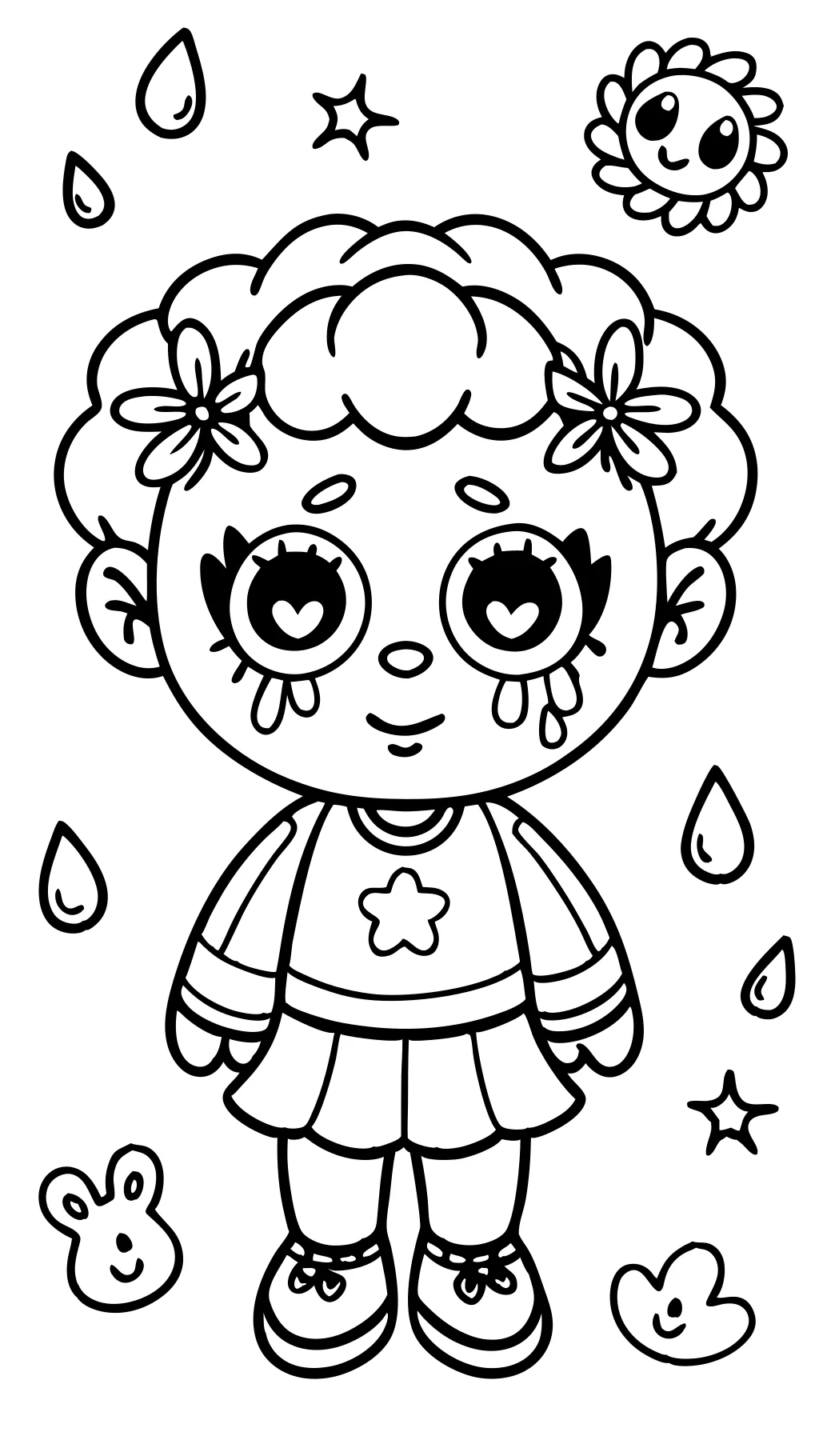 crybaby coloring pages